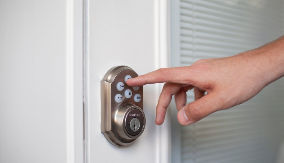 ADT smartlock on a Duluth home